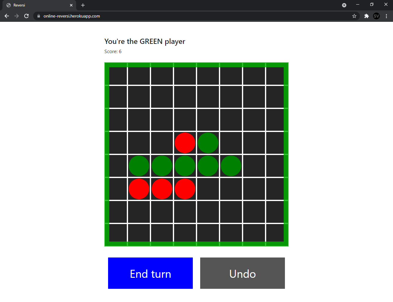 Online Reversi